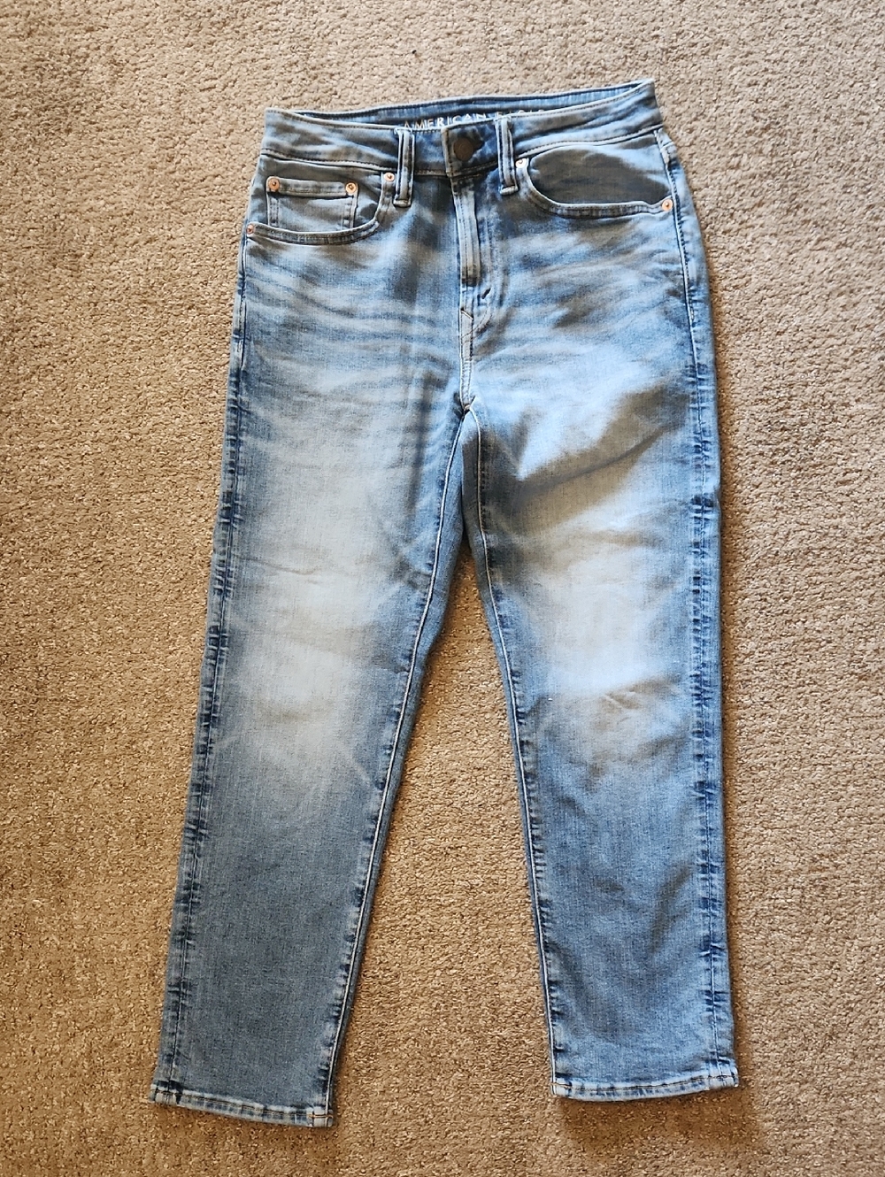 American Eagle Outfitters light blue denim jeans